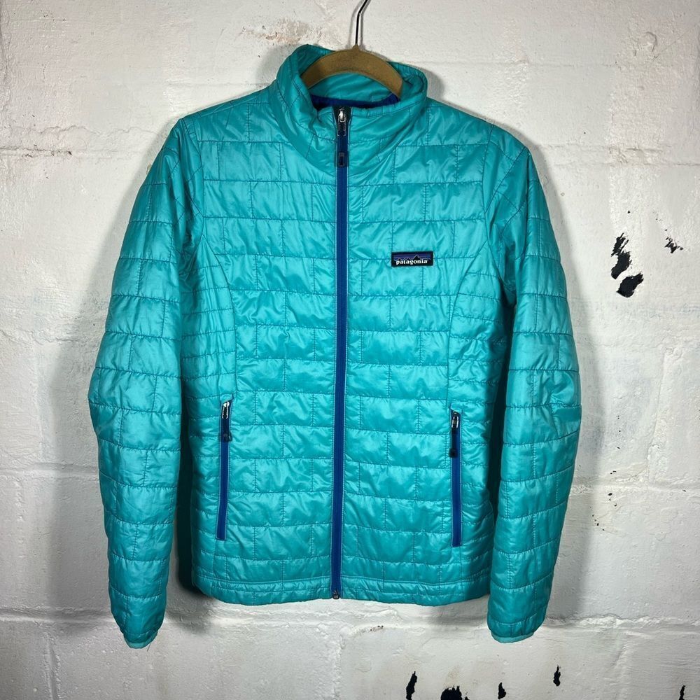 Womens PATAGONIA Blue Nano Puff Insulated Jacket